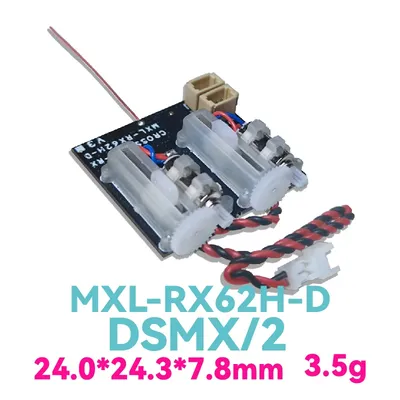 MXL-RX62H-D/D+/D-G (DSMX/DSM2) V2.0 Receivers/Linear servos/Built-in brushed