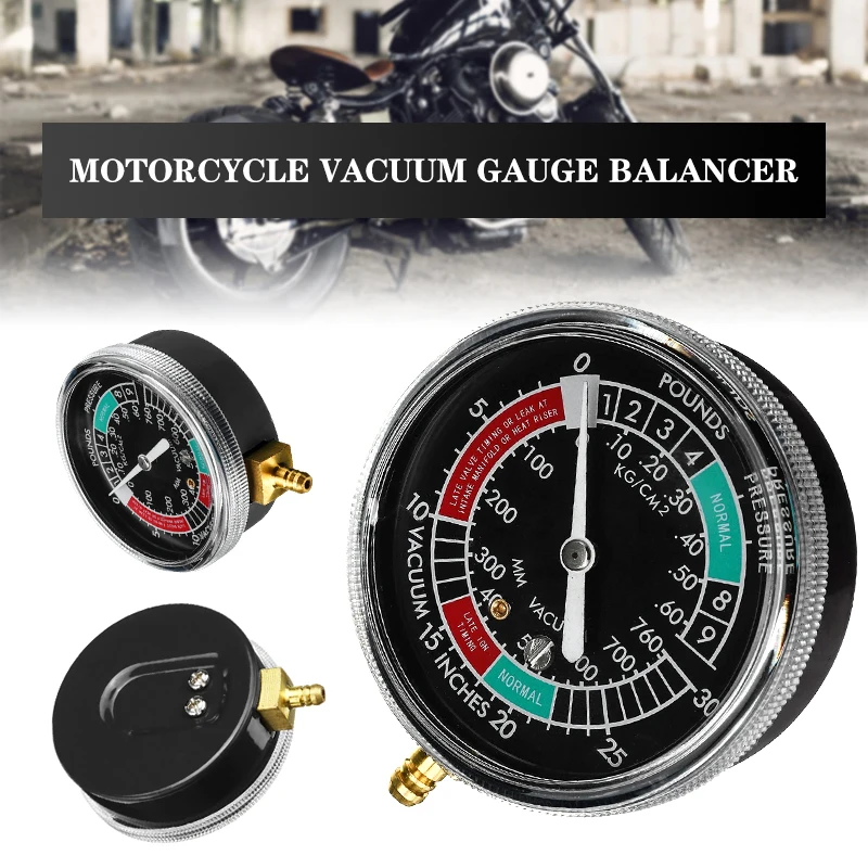 1 stücke Auto Motorrad Kraftstoff Vakuum Gauge Vergaser Carb Synchronizer Gauge Meter Balancer Gauge Werkzeug Universal Image