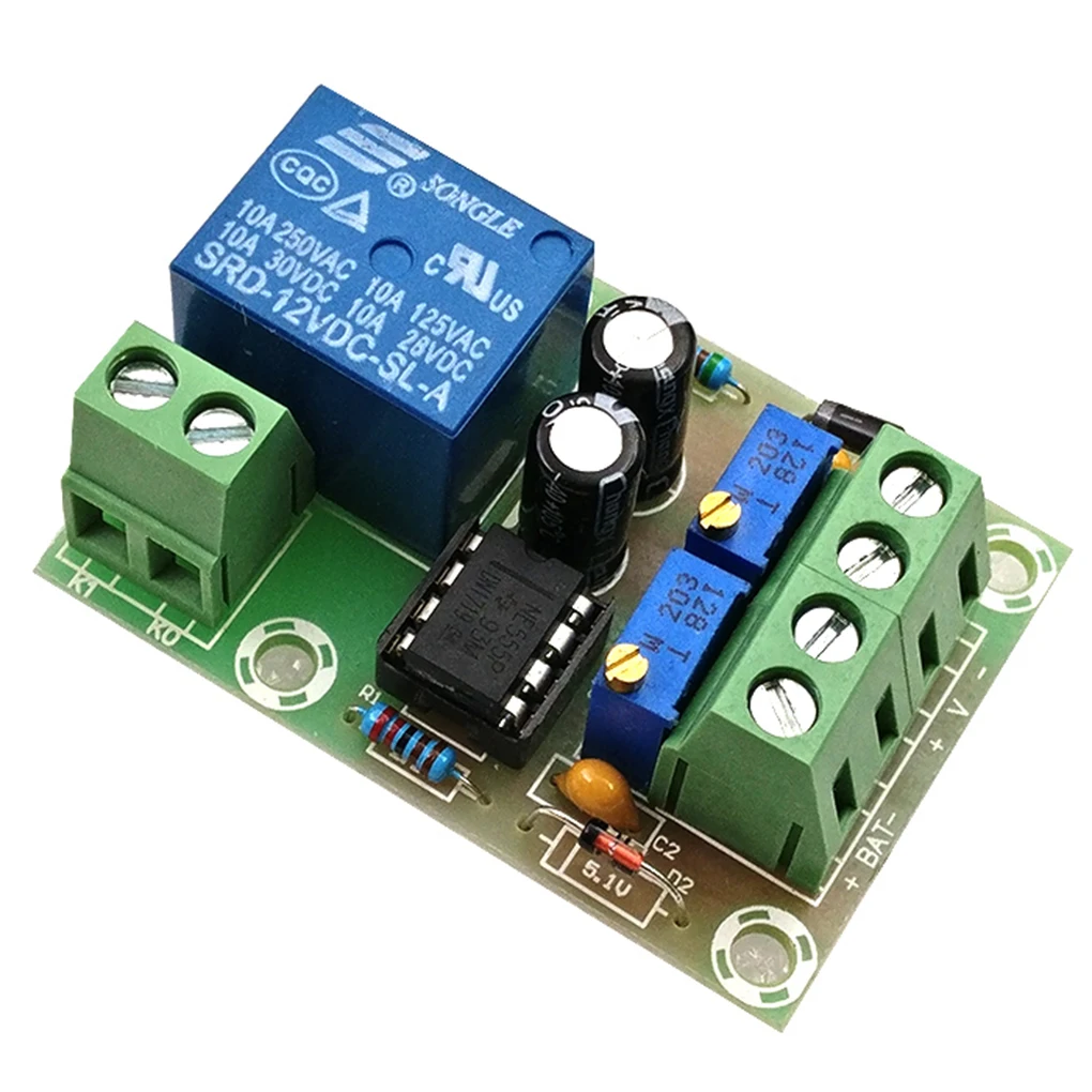 12V Intelligentes Ladegerät Modul Netzteil Controller Board Automatischer Batterielade-Stopp-Schalter Image