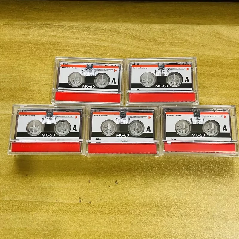 5pcs mini interview band MC-60 minute mini aufnahme band interview maschine kassette Image