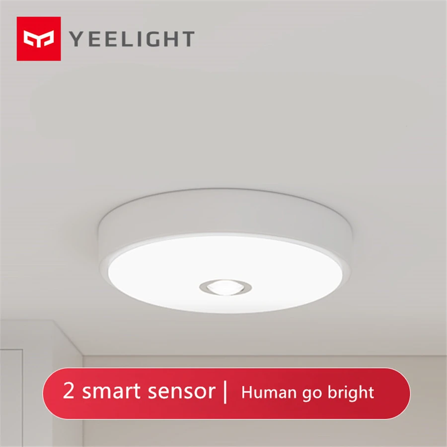 Yee light Kristall LED Decken leuchte Mini menschlichen Körper Auto Sensing Nachtlicht 670lm Lichtsensor 5700k Mücken schutz