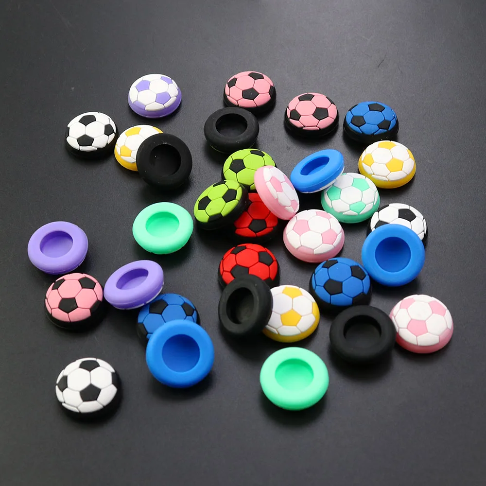 2 Stücke Silikon ThumbStick Grip Cap Abdeckung Für PS5 PS4 Schalter Xbox One Serie 360 Game Controller Fußball Joystick Taste Abdeckung Image