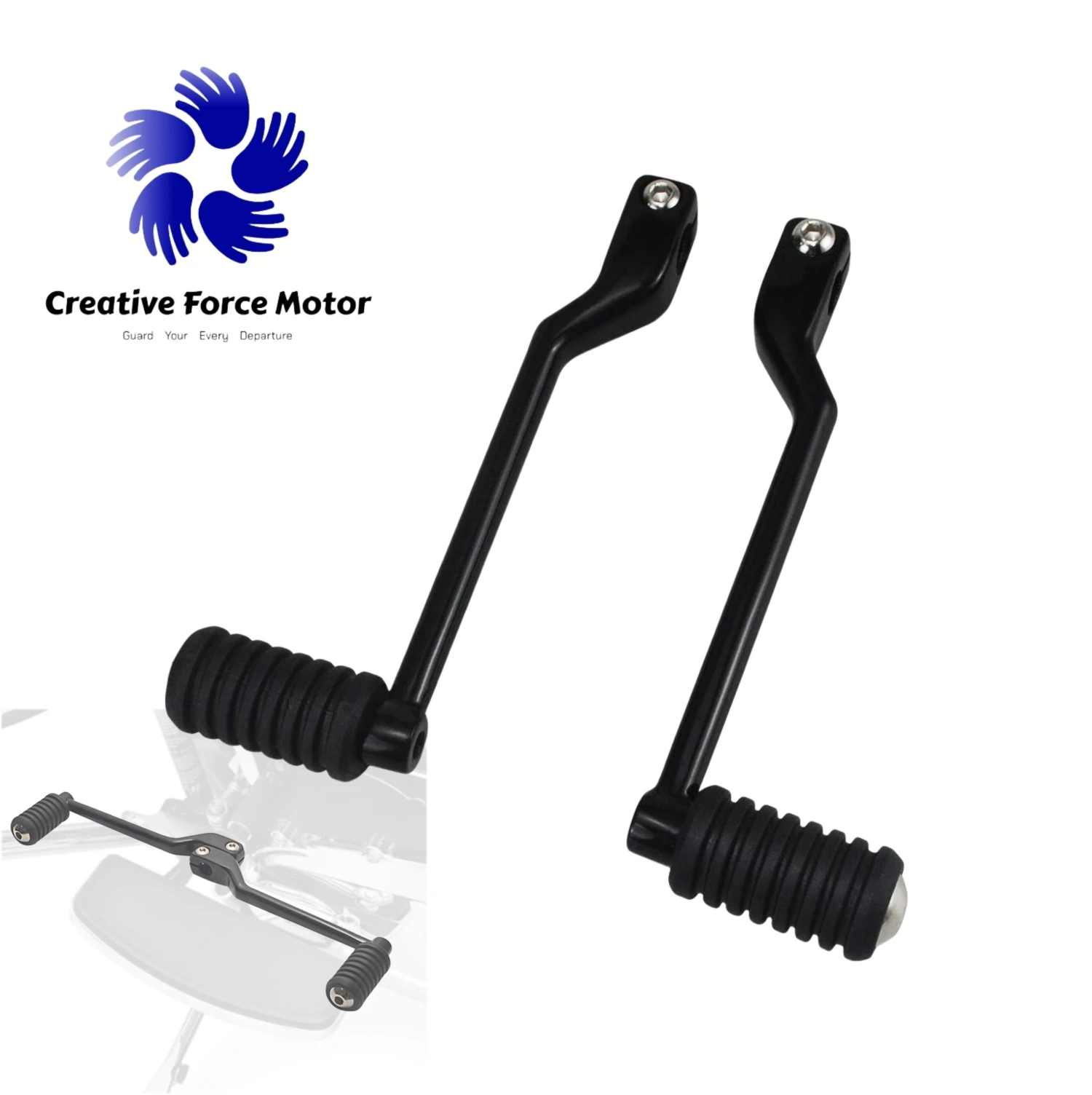 Motorräder Linker Absatz Zehenschalthebel für Harley Davidson Touring Tri Road Glide Electra Street Glide Softail Slim 86-22