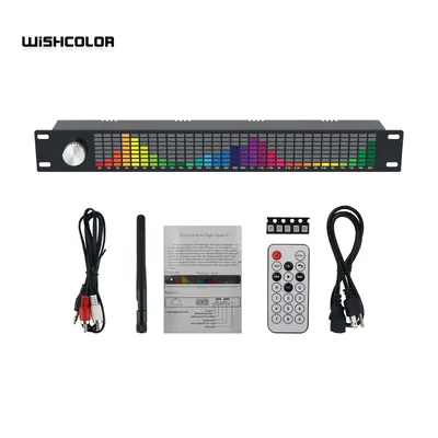 Wish color Professional 31 Bands Musik spektrum Display Dual Channel 15 Bänder Digital Equalizer mit Image