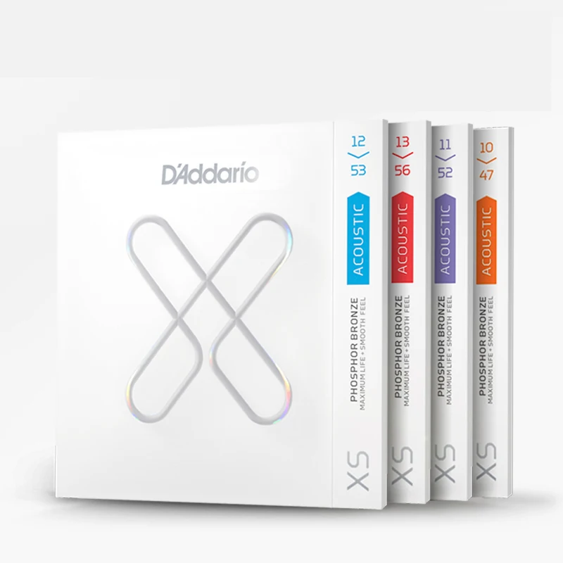 D 'addario akustische Gitarren saiten xs Serie. Nano-Beschichtung. Phosphor Kupfer/Messing Material. Der Ton ist stabil und fester. Image