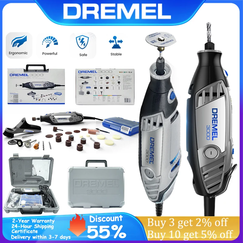 120W DREMEL Marke Elektrische Grinder Mini Schleifen Polieren Schneiden Maschine Variable Geschwindigkeit Dreh Werkzeug Professionelle Gravur Stift Image