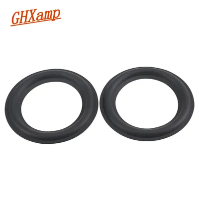 GHXAMP 2,5 ZOLL 68 MM Lautsprecher Gummiumrandung Lautsprecher Reparaturzubehör DIY Seitenschwamm Seitenkante Ringkreis 2 STÜCK Image
