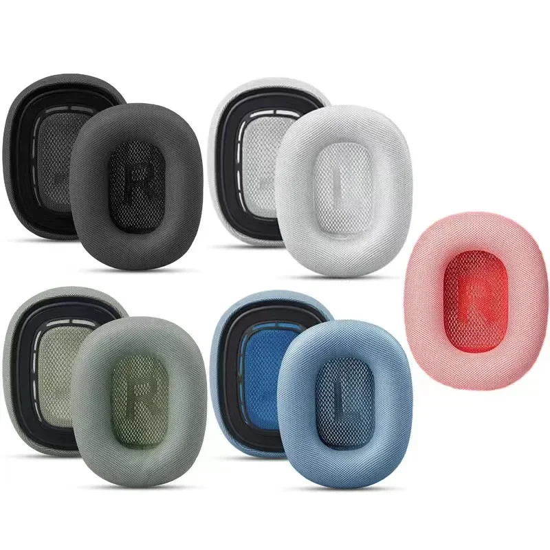 Ersatz Original Mesh Stoff Material Ohrpolster Für AirPods Max Headset Magnetische Anziehung Kopfhörer Ohrenschützer Kissen Image