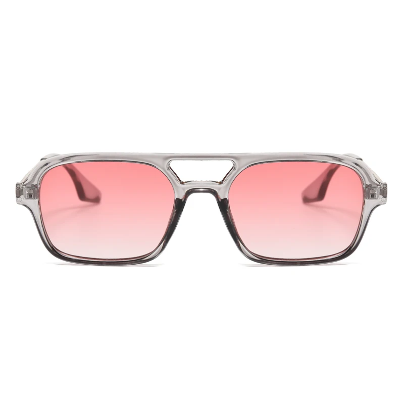 Doppel Brücke Quadratischen Rahmen Sonnenbrille Mode Neue Retro Cat Eye Sonnenbrille Marke Design UV400 Shades Brillen Frauen Weibliche Image