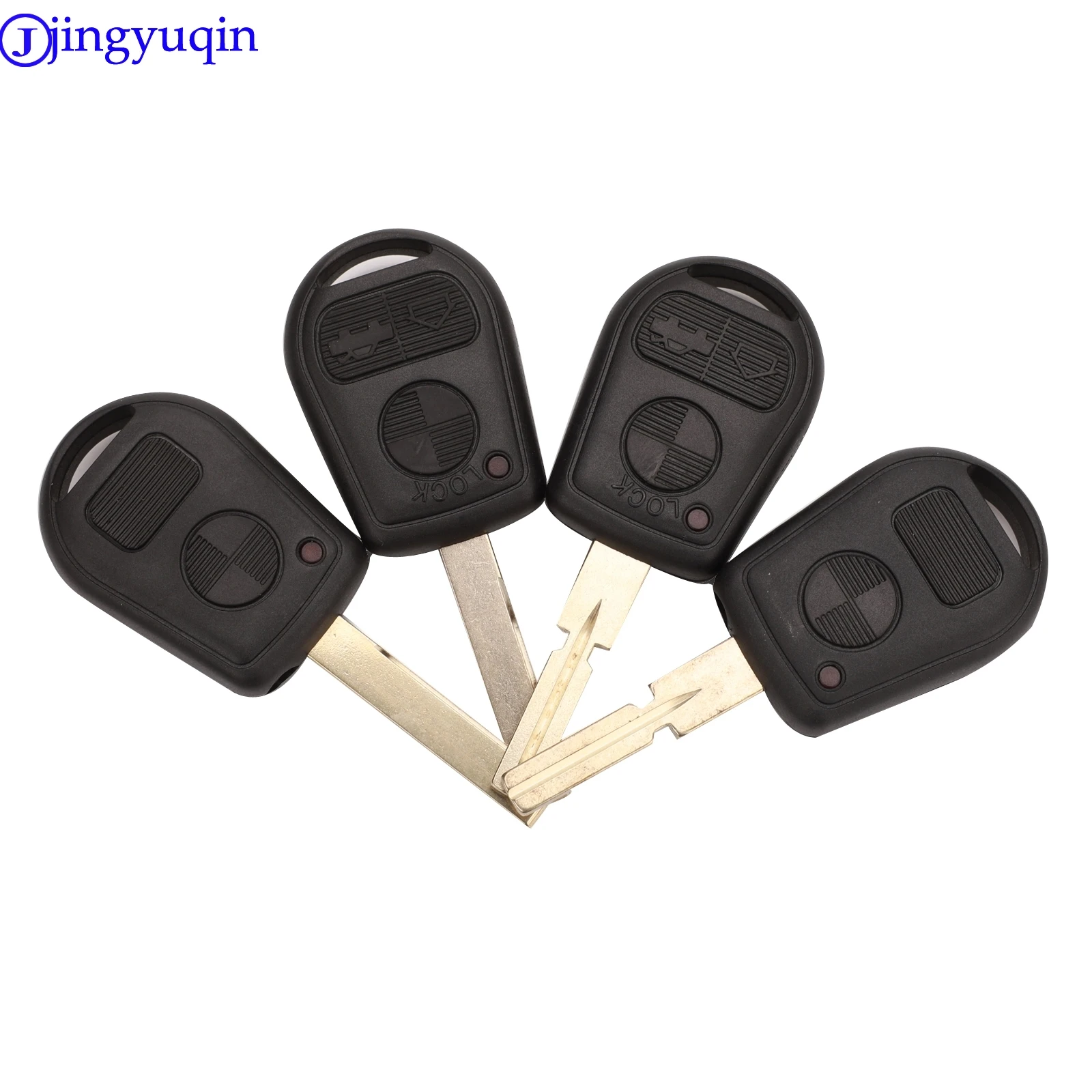 Jingyuqin Fernbedienung 2 Taste Schlüssel Fall Abdeckung Für BMW Z3 E31 E32 E34 E36 E38 E39 E46 Ersatz Auto Schlüssel Shell Image