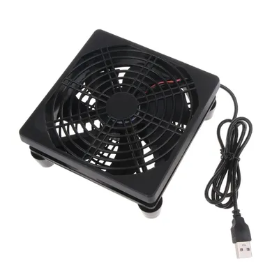 120mm 5V USB Powered PC Router Fans High Airflow Cooling Fan for Router Modem Receiver DVR TV Box Computer Accessories