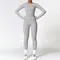 2 pezzi Set da yoga Abbigliamento sportivo da donna Abbigliamento da yoga Fitness Tute a maniche