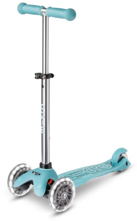 Micro Kickboard Micro Mini Glow Plus LED Scooter (2-5 years) - Glacier Aqua