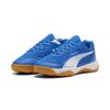 Trainingsschuh PUMA "Solarflash III Hallensportschuhe Jugendliche", Kinder, Gr. 34, blau (team royal weiß blau), Obermaterial: Textil, Synthetik; Futter: Textil; Innensohle: Textil; Laufsohle: Gummi, Schuhe