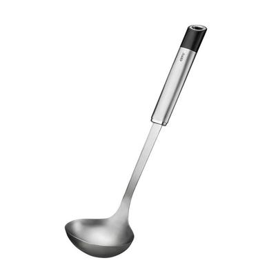 Schöpflöffel GEFU "PRIMELINE", silber, B:6,8cm, Edelstahl 18/10, Kunststoff, Kochlöffel, ergonomisch