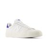 Sneaker NEW BALANCE "BB100", Gr. 40,5, weiß (weiß, lila), Textil, Synthetik, sportlich, Schuhe