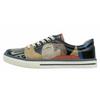 Sneaker DOGO "Sneaker Abstract Leaves Damen Sneaker / Female", Damen, Gr. 41, Normalschaft, gelb, Lederimitat, Schuhe, Vegan