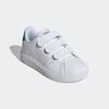 Klettschuh ADIDAS SPORTSWEAR, Gr. 29, weiß (cloud weiß, cloud weiß, grün), Synthetik, sportlich, Schuhe, Design auf den Spuren des adidas Stan Smith