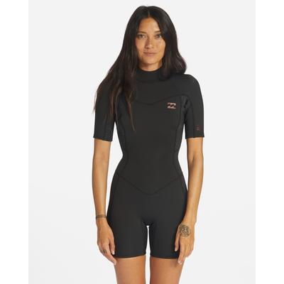 Neoprenanzug BILLABONG "2/2mm Synergy" Gr. XXL/173-178 & 72 -82kg, schwarz (wild black) Damen Sportanzüge