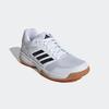 Hallenschuh ADIDAS PERFORMANCE, Gr. 38, schwarz-weiß (cloud weiß, core schwarz, gum10), Textil, Synthetik, sportlich, Schuhe, geeignet für jeden Hallensport