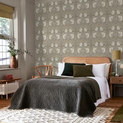 Vliestapete "Pimpernel", grau, B:0,52m L:10m, Vlies, WILLIAM MORRIS AT HOME, Tapeten, Design Tapeten Image