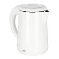Kettles, Double Anti-Scalding Kettle, 1.5L Stainless Steel Jug Kettle, with Rapid Heating and Insulation Work, Intelligent Sensor Temperature Control, for Family Bedrooms/White/13 * 20 * 17Cm elegant