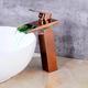 robinet de lavabo de salle de bain - cascade chrome centerset mitigeur monotroubath taps / laiton