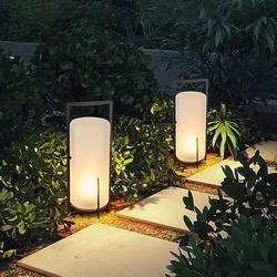 lampadaire extérieur lampadaire extérieur patio décoration extérieure en rotin imperméable adaptée au porche, patio, jardin, terrasse, pelouse