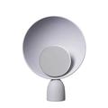 lampe de table led orbit lights, lampe de chevet bleu marine 35cm 20w