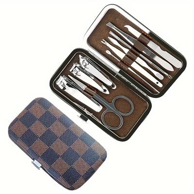 Professional Manicure And Pedicure Kit, Stainless Steel Nail Clipper Set, Grooming Tools For Men And Women, Personal Care Nail Scissors Set