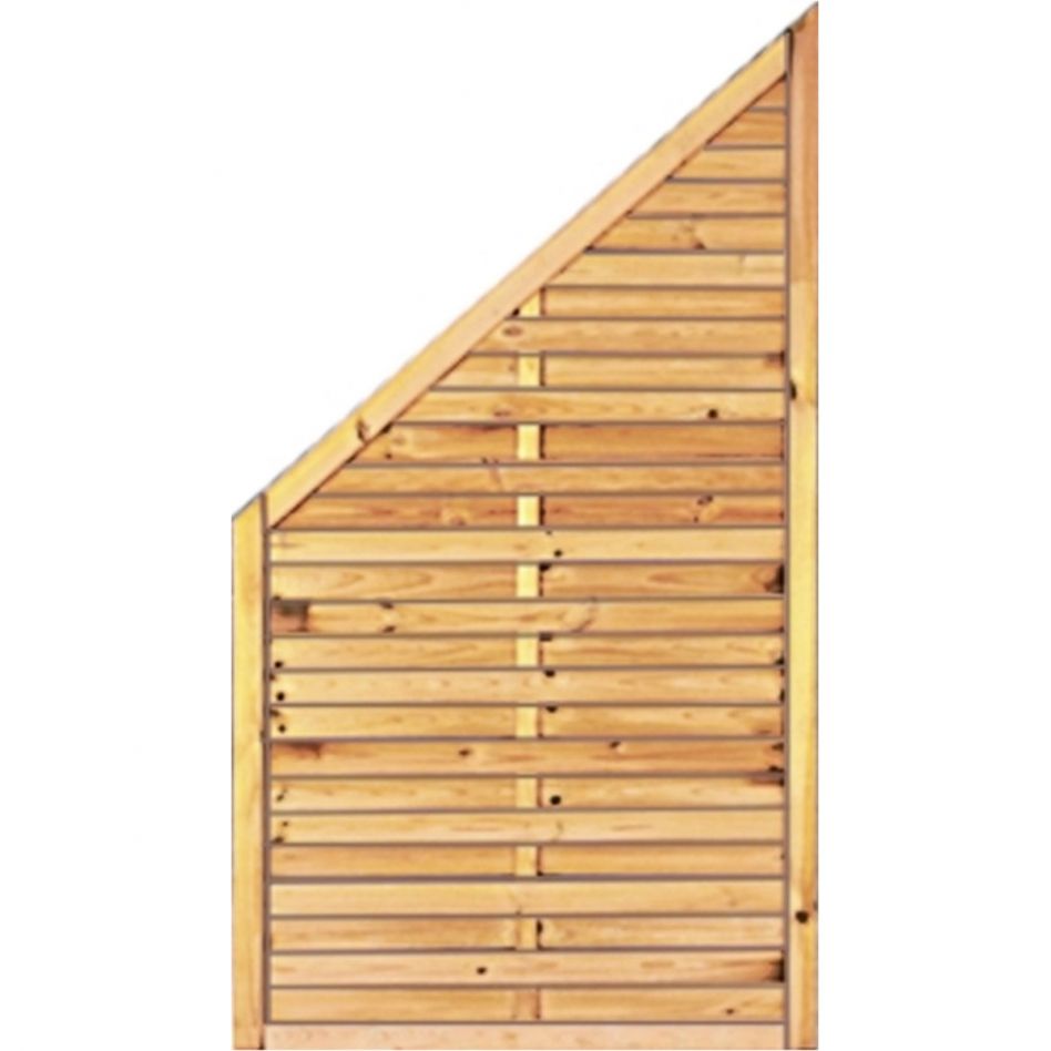 T&J Sichtschutzzaun Lamellenzaun Anschluss Sichtschutz Image