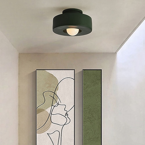 LED-Deckenleuchte Unterputz-Deckenleuchte 30cm Harz LED-Deckenleuchte Moderne runde Deckenleuchte Deckenleuchte für Wohnzimmerkorridor Image