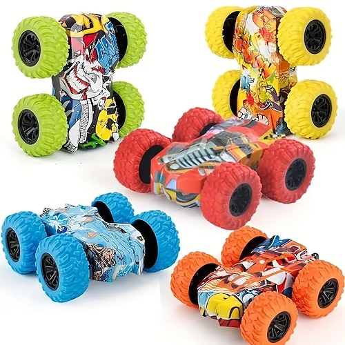 Spaß Doppelseitiges Fahrzeug Inertiasicherheit Crashworthiness und Fallfestigkeit bruchsicheres Modell für Kinder Junge Spielzeugauto Halloween Erntedankfest Geschenke Halloween Deko Weihnachten