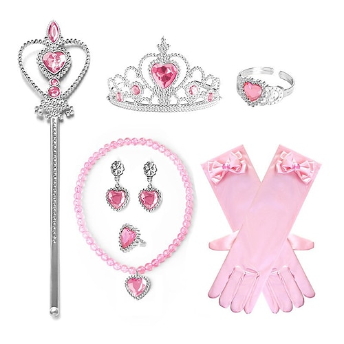 Halloween-Prinzessin mit langen Haaren, gleiche Cos-Mädchen-Schmuck, grenzüberschreitender Außenhandel, Prinzessin-Accessoires-Serie für Kinder mit langen Haaren