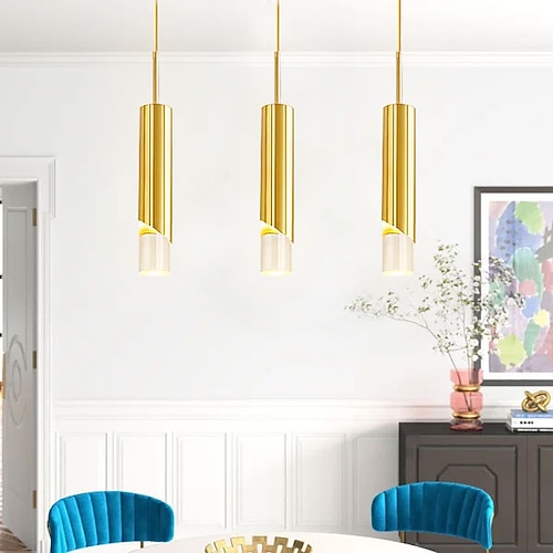 30 cm Einzigartiges Design Single Design Pendelleuchten Metall Acryl Künsterlischer Stil Moderner Stil Klassisch Galvanisierung Lackierte Oberflächen Moderne Modern 110-120V 220-240V Image