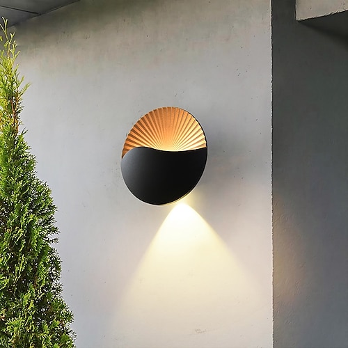wandleuchte außenwandleuchte ip65 wasserdicht auf- und abwärts licht modern minimalistisch gang treppe hoftor superhelle led außenwandleuchte warmweiß Image