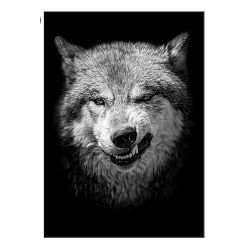 Wandkunst Leinwanddrucke Tiere Wohnkultur Dekor gerollte Leinwand kein Rahmen ungerahmt ungedehnt Image