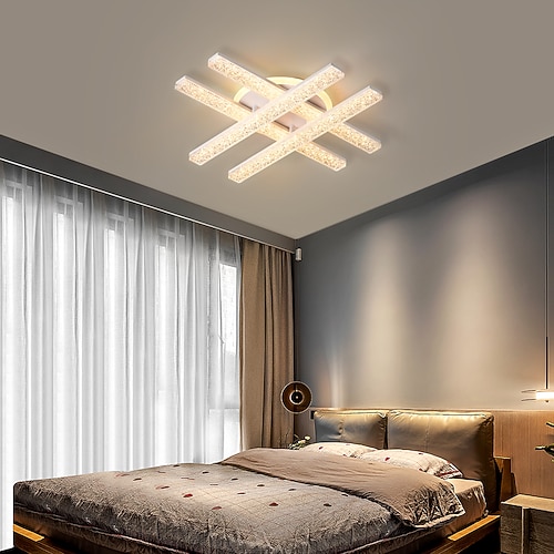 LED-Deckenleuchte mit 4 Köpfen, 6 Köpfe Deckenleuchte, die Licht an der Unterseite ausstrahlen kann, geeignet für Schlafzimmer, Restaurants, Arbeitszimmer, Gästezimmer und Empfangsräume, AC220 V, Image