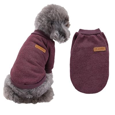 Hunde Katzen Pullover Kuschelig Brautkleider schlicht Winter Atmungsaktiv Weich Waschbar Komfortabel Outdoor Casual Hundebekleidung for Bichon Frise Spitz kleines Haustier Schmetterling Small