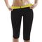 Herren Damen Körperformer Schlanker machende Hose Capri Leggings Bauchkontrolle Gewichtsverlust Bauchfettverbrenner Zum Sport und Fitness Bikram Yoga
