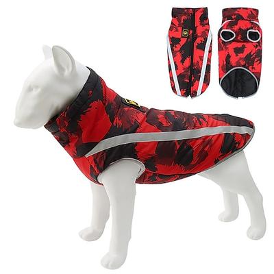Hunde Katzen Jacke Weste Modisch Brautkleider schlicht Winter Reflektierend Wasserdicht Warm Atmungsaktiv Weich Weihnachten Halloween Outdoor Casual Hundebekleidung for Bichon Frise Spitz kleines