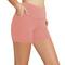 Damen Fitnessshorts Bikershorts Trainingsshorts Seitentaschen mit handytasche Bauchkontrolle Po-Lifting Yoga Fitness Fitnesstraining Shorts Dunkelgrau Rosa Leicht Grün Sport Sportkleidung Dehnbar