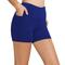 Damen Fitnessshorts Bikershorts Trainingsshorts Seitentaschen mit handytasche Bauchkontrolle Po-Lifting Yoga Fitness Fitnesstraining Shorts Dunkelgrau Rosa Leicht Grün Sport Sportkleidung Dehnbar