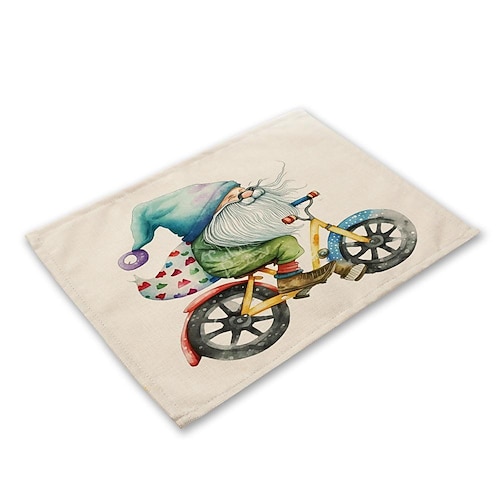Sonnenblumen-Tischsets, hitzebeständig, Bauernhaus-Tisch-Tischset, schmutzabweisendes Tischset, Tischset für Hochzeit, Küche, Esstisch, Dekoration für drinnen und draußen