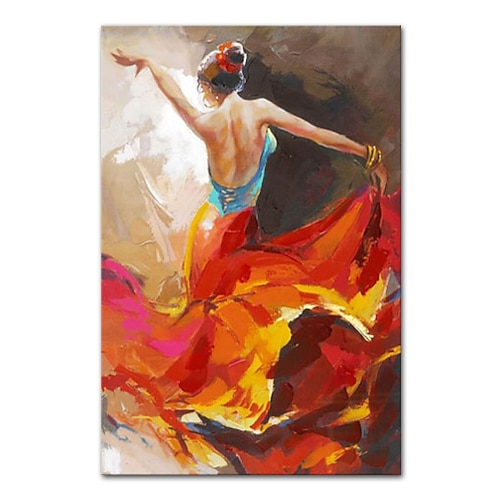 Mintura handgefertigte Figur Ölgemälde auf Leinwand Wandkunst Dekoration modernes abstraktes Bild für Wohnkultur gerolltes rahmenloses ungedehntes Gemälde Image
