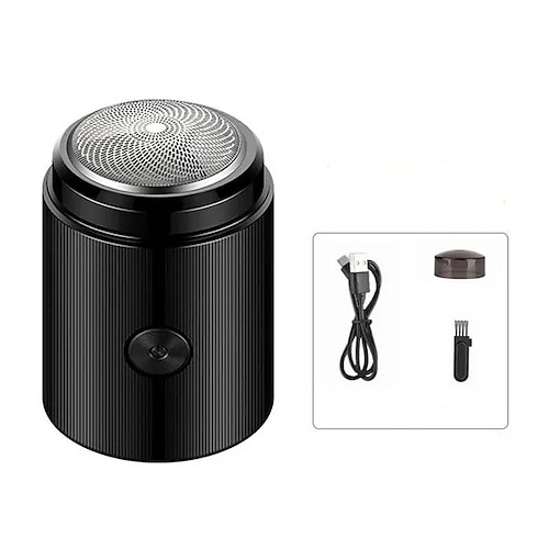 Mini Elektrischer Reise-Rasierer für Männer Taschenformat Wiederaufladbarer tragbarer schmerzfreier kabelloser Trimmer Messer Gesicht Bart Rasierer Valentinstagsgeschenk Image