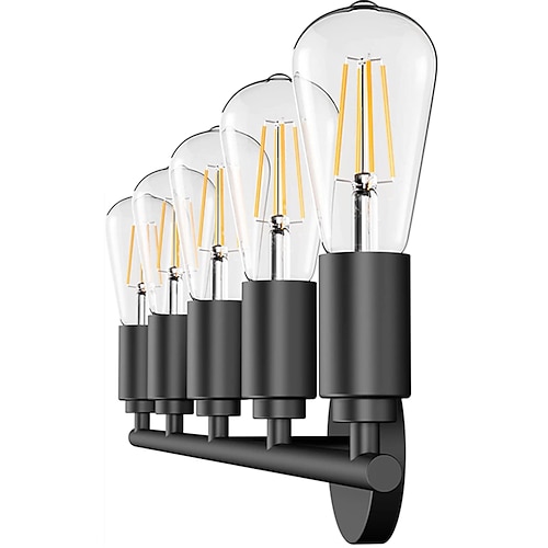 Innenwandleuchte LED-Waschtischleuchte Vintage Industriestil Schlafzimmer Büro Metallwandleuchte 220-240V Image