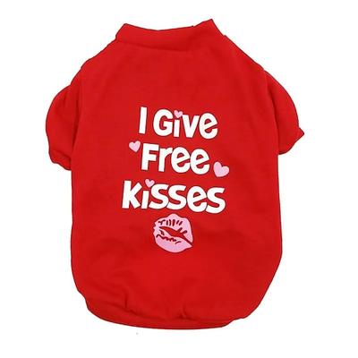 Hund Katze Hemd / T-Shirt Mode Lässig Atmungsaktiv Weich Waschbar Bequem Outdoor Alltagstauglich Hundebekleidung for Bichon Frise Zwergspitz Baby Haustier Papillon Klein