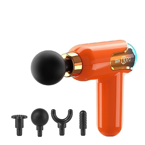 Tragbare LCD-Massagepistole Tiefengewebemuskel Elektrischer Massager für Bein Körper Nacken Schulter Schmerzlinderung Sportliche Entspannung (1Stück) Valentinstagsgeschenk Image