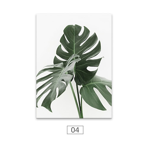 Wandkunst Leinwanddrucke Malerei Kunstwerk Bild grüne Pflanze Blumendekoration Dekor gerollte Leinwand kein Rahmen ungerahmt ungedehnt Image